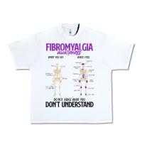 White fibromyalgia awareness do not judge what you dont understand Urban Heavy Tee - linhVisuals