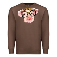 Chestnut sunflowers with pig Premium Sweatshirt - RanaPortraitStore