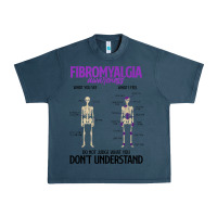 Midnight Navy fibromyalgia awareness do not judge what you dont understand Urban Heavy Tee - linhVisuals