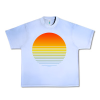 Grape Ice retro sunset Urban Heavy Tee - linhVisuals