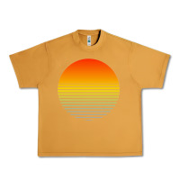 Peanut Butter retro sunset Urban Heavy Tee - linhVisuals