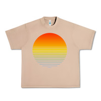 Burro retro sunset Urban Heavy Tee - linhVisuals