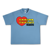 Pebble Blue hooker headers Urban Heavy Tee - linhVisuals