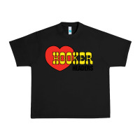 Black hooker headers Urban Heavy Tee - linhVisuals