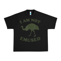 Black funny not emu sed emu   not amused ostrich bird Urban Heavy Tee - linhVisuals