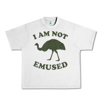 Funny Not Emu Sed Emu   Not Amused Ostrich Bird Urban Heavy Tee | Teevron