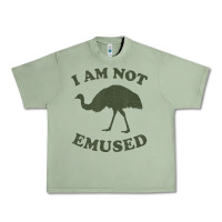 Oil Green funny not emu sed emu   not amused ostrich bird Urban Heavy Tee - linhVisuals