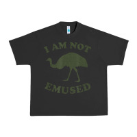 Pigment Black funny not emu sed emu   not amused ostrich bird Urban Heavy Tee - linhVisuals