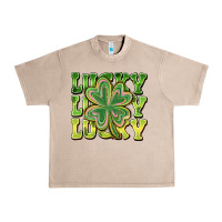 French Oak Lucky Clover Urban Heavy Tee - CowhideDigitalArt