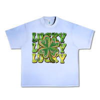 Grape Ice Lucky Clover Urban Heavy Tee - CowhideDigitalArt