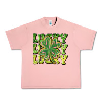Salmon Lucky Clover Urban Heavy Tee - CowhideDigitalArt