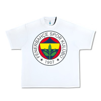 White fenerbahçe Urban Heavy Tee - linhVisuals