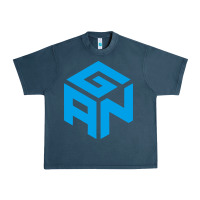 Midnight Navy gancube Urban Heavy Tee - linhVisuals