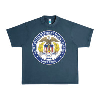 Midnight Navy United States Merchant Marine Academy Urban Heavy Tee - linhVisuals