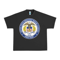 Pigment Black United States Merchant Marine Academy Urban Heavy Tee - linhVisuals