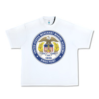 White United States Merchant Marine Academy Urban Heavy Tee - linhVisuals
