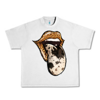 Lunar Rock Western Leopard Cowhide Tongue Urban Heavy Tee - Jasminsmagicworld