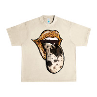 Sandshell Western Leopard Cowhide Tongue Urban Heavy Tee - Jasminsmagicworld