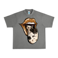 Tornado Western Leopard Cowhide Tongue Urban Heavy Tee - Jasminsmagicworld