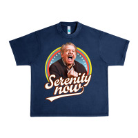 Navy serenity later serenity now Urban Heavy Tee - linhVisuals