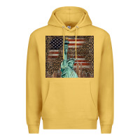 Antique Gold statue of liberty tumbler Premium Hoodie - BarkalooDesign