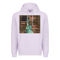 Lilac statue of liberty tumbler Premium Hoodie - BarkalooDesign