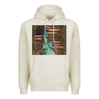 Oatmeal Heather statue of liberty tumbler Premium Hoodie - BarkalooDesign