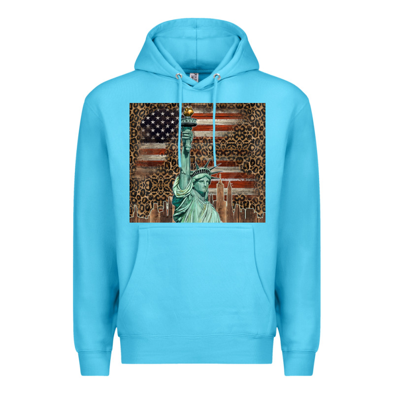 Statue Of Liberty Tumbler Premium Hoodie by BarkalooDesign | Teevron