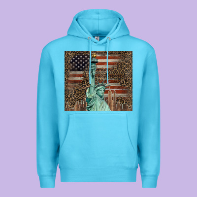 Statue Of Liberty Tumbler Premium Hoodie Designed By Barkaloodesign