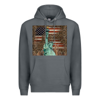 Rock statue of liberty tumbler Premium Hoodie - BarkalooDesign