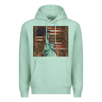 Seafoam statue of liberty tumbler Premium Hoodie - BarkalooDesign