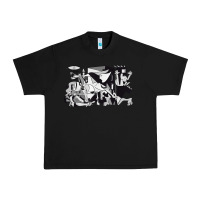 Black guernica artwork Urban Heavy Tee - linhVisuals