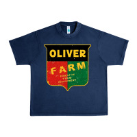 Navy oliver farm Urban Heavy Tee - linhVisuals