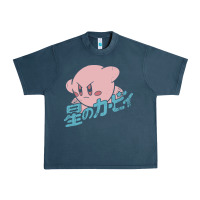 Midnight Navy kirby kanji Urban Heavy Tee - linhVisuals