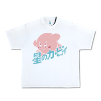 White kirby kanji Urban Heavy Tee - linhVisuals