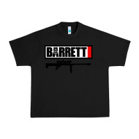 Black barrett firearm company Urban Heavy Tee - linhVisuals
