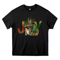 Black joy christmas with cross bbs Heavy Core Tee - BundleAndBundleShop