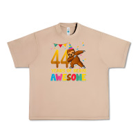 Burro 44 years old birthday sloth dabbing 44th birthday sloth Urban Heavy Tee - linhVisuals