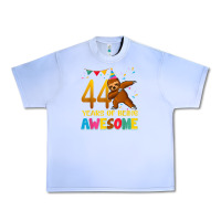 Grape Ice 44 years old birthday sloth dabbing 44th birthday sloth Urban Heavy Tee - linhVisuals