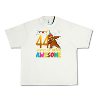 Pistachio 44 years old birthday sloth dabbing 44th birthday sloth Urban Heavy Tee - linhVisuals