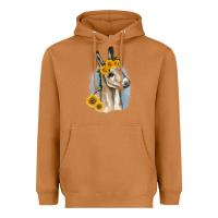 Meerkat Sunflower Baby Donkey Heavyweight Hoodie - RanaPortraitStore