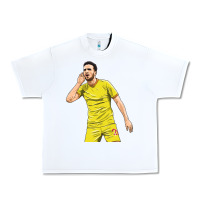 White Diogo Jota Urban Heavy Tee - linhVisuals