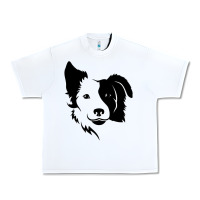 White dog, collie, dogs, collies, border collies, puppy, sheepdog Urban Heavy Tee - linhVisuals