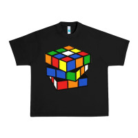 Black rubik cube Urban Heavy Tee - linhVisuals