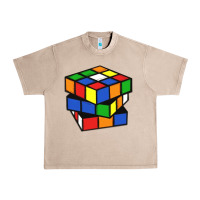 French Oak rubik cube Urban Heavy Tee - linhVisuals