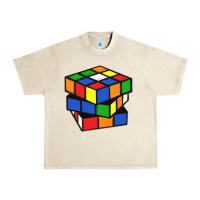 Sandshell rubik cube Urban Heavy Tee - linhVisuals