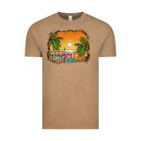 Vintage Coffee beach vibes Vintage Tee - CowhideDigitalArt