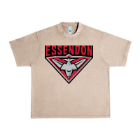 French Oak essendon fc Urban Heavy Tee - linhVisuals