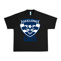 Black geelong cats Urban Heavy Tee - linhVisuals