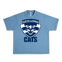 Pebble Blue geelong cats Urban Heavy Tee - linhVisuals
